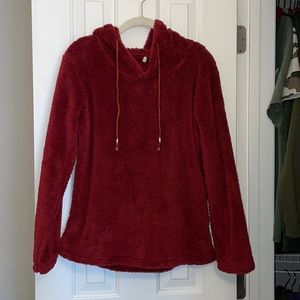 Teddy bear hooded pullover